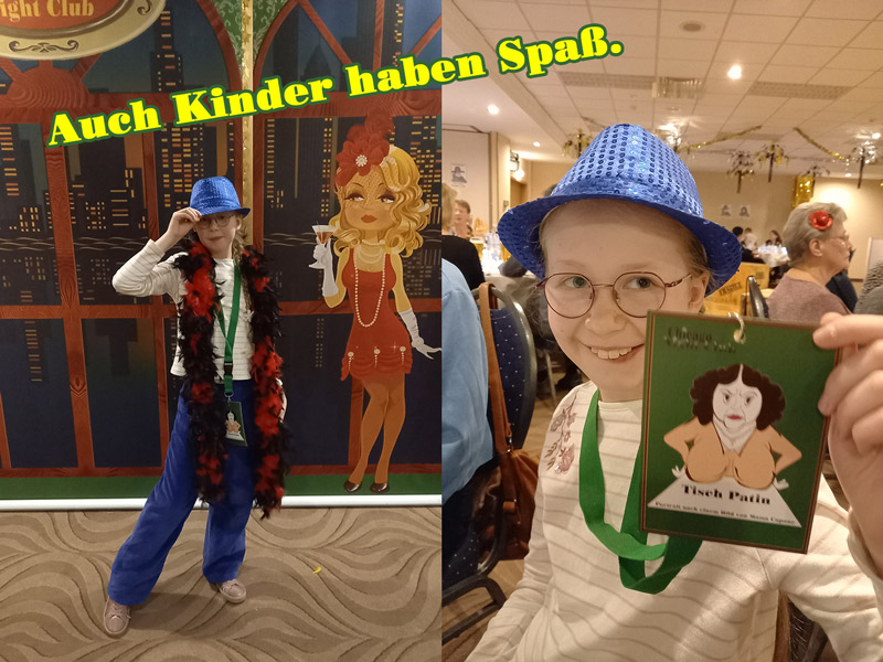 Kids fun at Capone Dinnershow